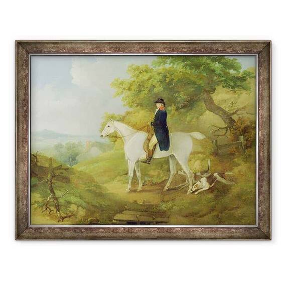 Tablou inramat - Thomas Hand - George Morland 1763-1804 pe vanatorul sau - - Roveli