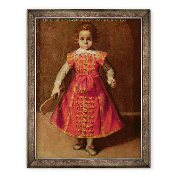 Tablou inramat - Federico Fiori Barocci - Federico Ubaldo della Rovere in varsta de 2 ani - - Roveli