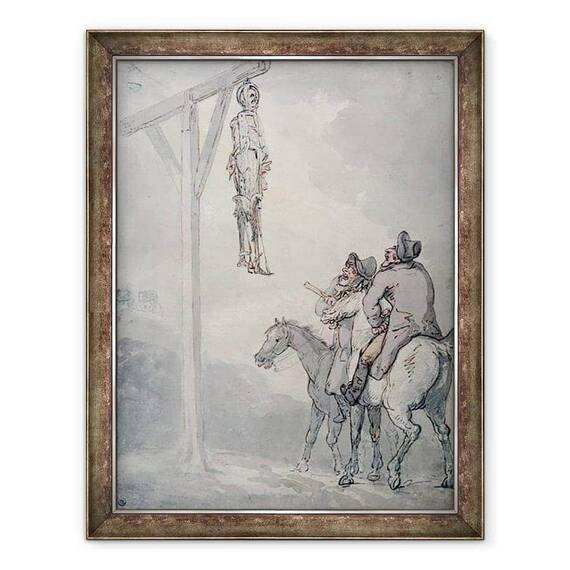Tablou inramat - Thomas Rowlandson - Gibbet - - Roveli