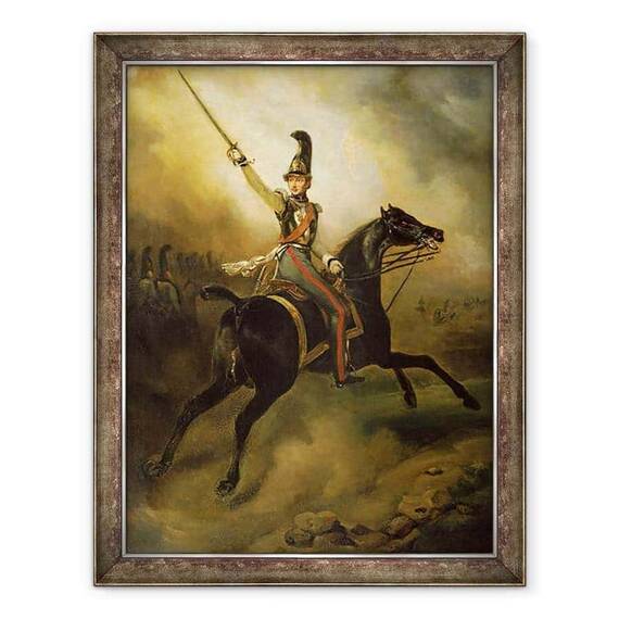 Tablou inramat - Emile Jean Horace Vernet - Portret De Friedrich Heinrich 1584-1647 1830 - - Roveli