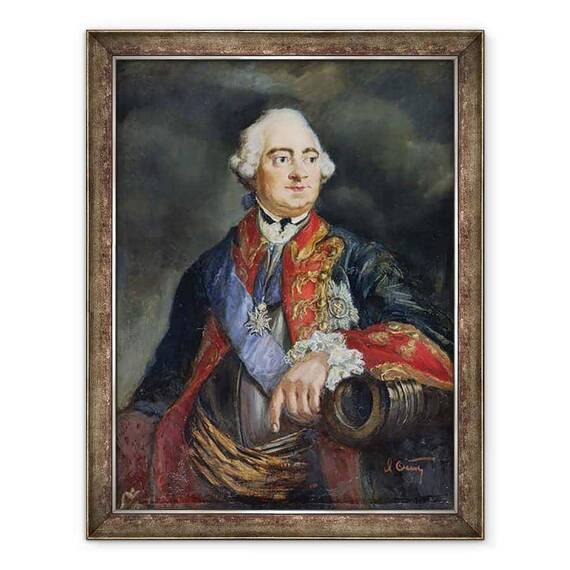 Tablou inramat - Anonymous - Portretul Matematicianului Leonhard Euler 1707-83 - - Roveli