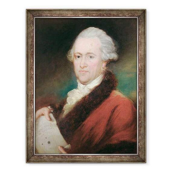 Tablou inramat - John Russell - Portretul lui Sir William Herschel 1738-1822 c.1795 - - Roveli