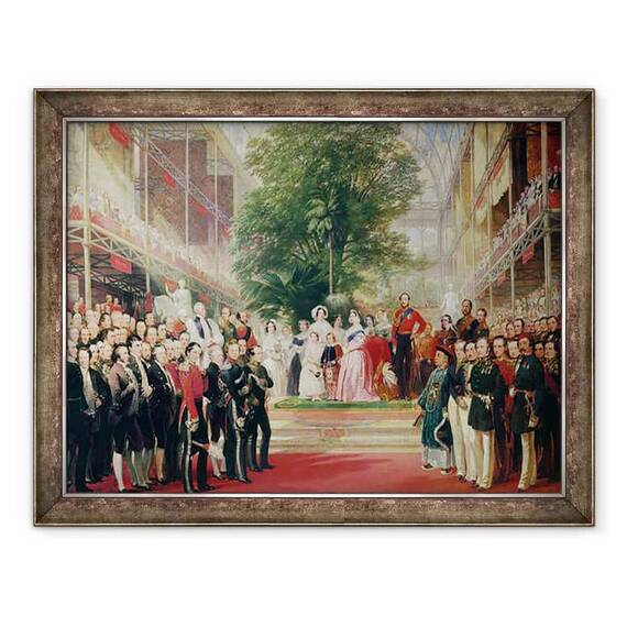 Tablou inramat - Henry Courtney Selous - Deschiderea Marii Expozitii - - Roveli