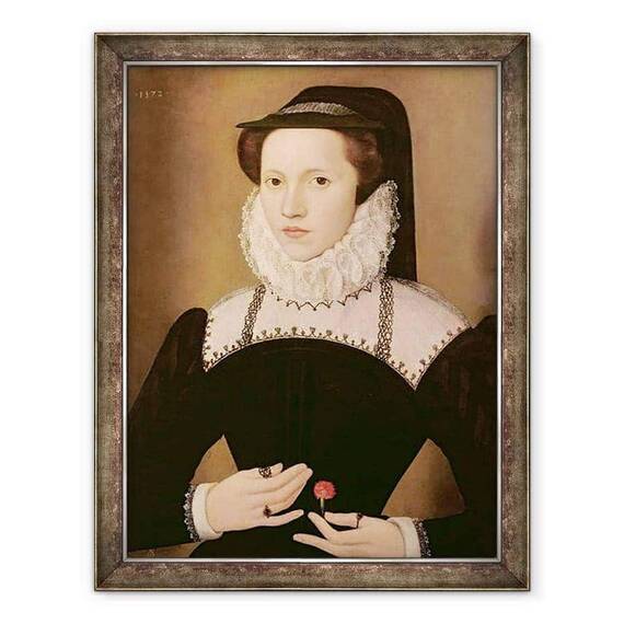 Tablou inramat - Francois Quesnel - Portret De Anne Waltham - - Roveli