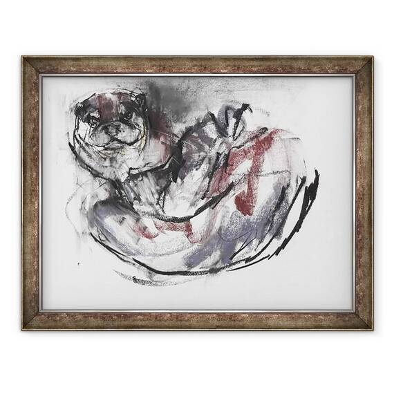 Tablou inramat - Mark Adlington - Otter caine - - Roveli