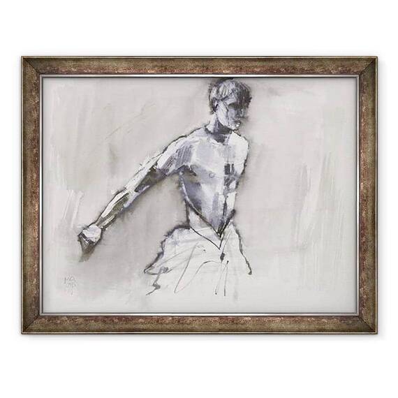 Tablou inramat - Mark Adlington - Lacul Lebedelor - - Roveli