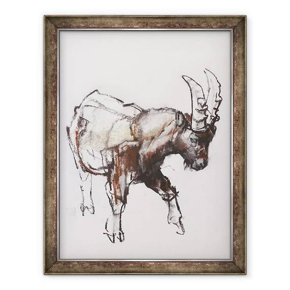 Tablou inramat - Mark Adlington - Tineri Ibex, Gran Paradiso - - Roveli