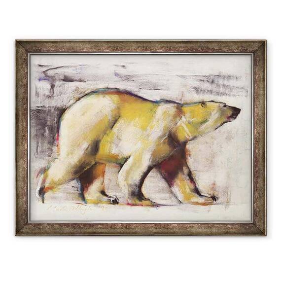Tablou inramat - Mark Adlington - Ursul polar - - Roveli