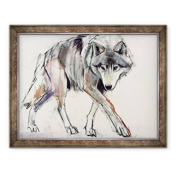 Tablou inramat - Mark Adlington - Wolf - - Roveli