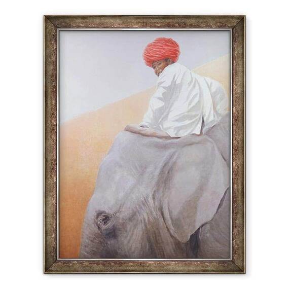 Tablou inramat - Lincoln Seligman - Elefant Boy - - Roveli