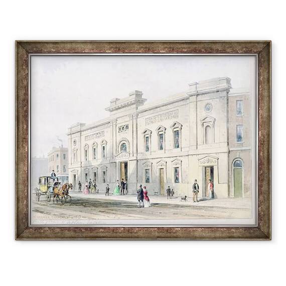 Tablou inramat - Thomas Hosmer Shepherd - Teatrul New Front Astley - - Roveli