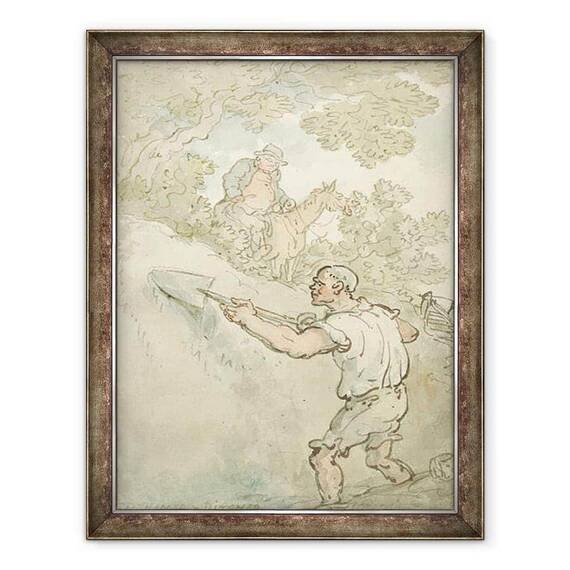 Tablou inramat - Thomas Rowlandson - Hedger si Ditcher - - Roveli