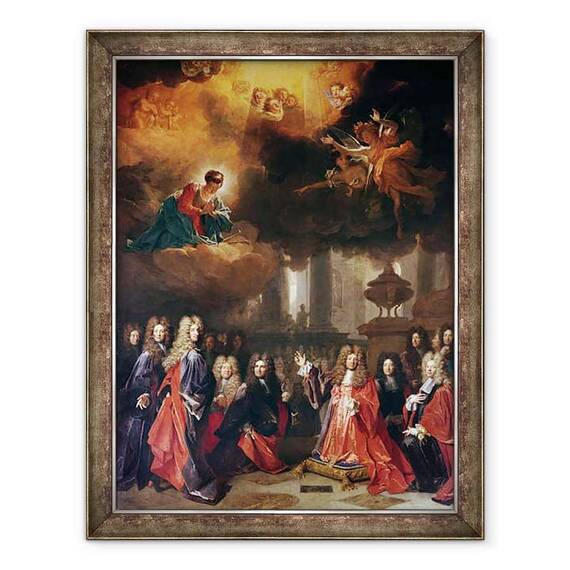 Tablou inramat - Nicolas de Largilliere - Ex-Voto - - Roveli