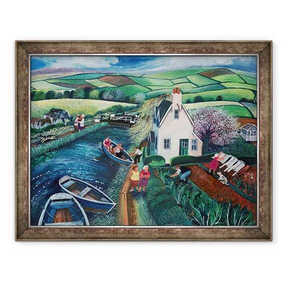 Tablou inramat - Lisa Graa Jensen - incuietoare St Catherines - - Roveli