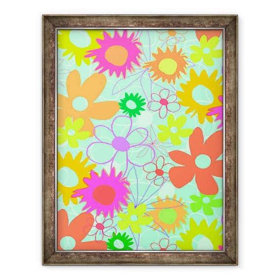 Tablou inramat - Louisa Hereford - Flori mixte - - Roveli