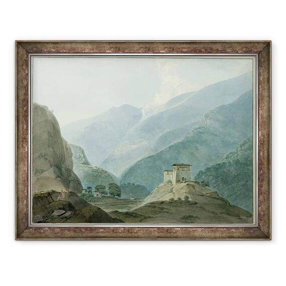 Tablou inramat - Samuel Davis - Chukha Casle in Bhutan - - Roveli