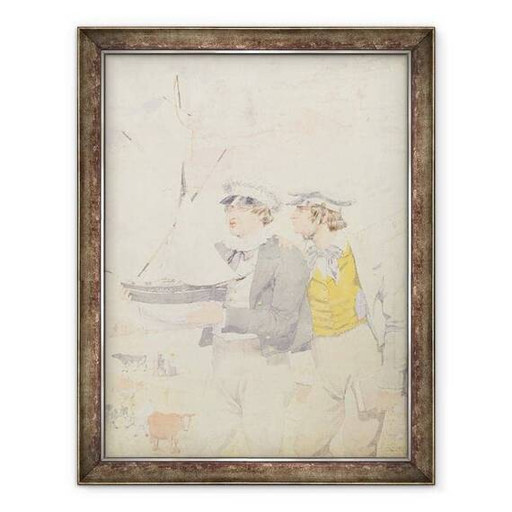 Tablou inramat - Richard Dadd - Membrii minori ai Clubului de Yacht - - Roveli