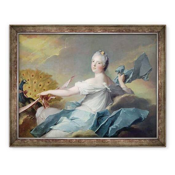 Tablou inramat - Jean-Marc Nattier - Adelaide de France, ca element al Air - - Roveli