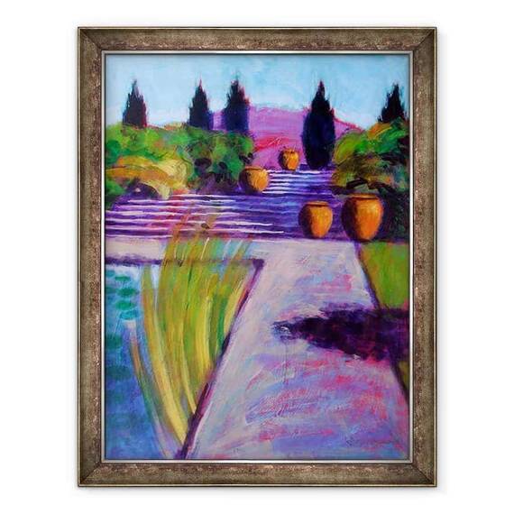 Tablou inramat - Sara Hayward - Vase de gradina - - Roveli
