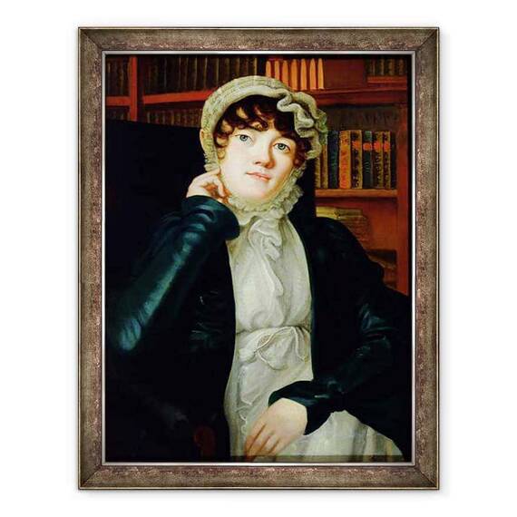 Tablou inramat - Vassily Fyodorovich Binemann - Portret De Karolina Pavlova - - Roveli