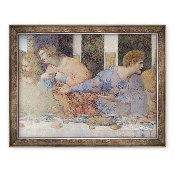 Tablou inramat - Leonardo da Vinci - Cina de Taina II - - Roveli