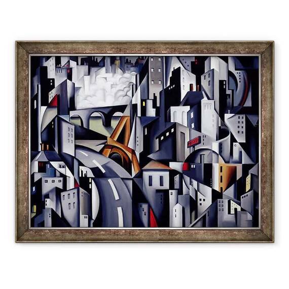 Tablou inramat - Catherine Abel - La Rive Gauche - - Roveli