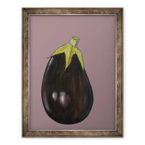 Tablou inramat - Sarah Thompson-Engels - Aubergine - - Roveli