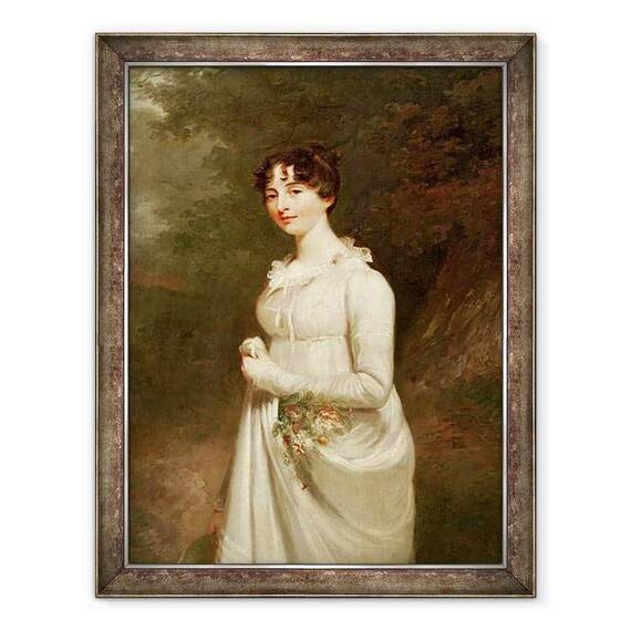 Tablou inramat - William Beechey - Portretul lui Marcia. B. vulpe ulei pe panza - - Roveli