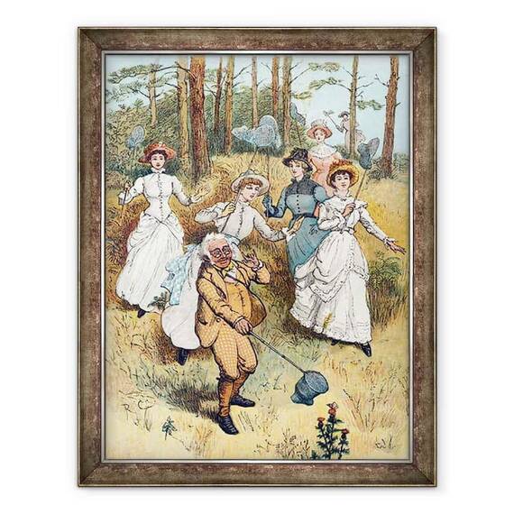 Tablou inramat - Randolph Caldecott - Clasa profesorului - - Roveli