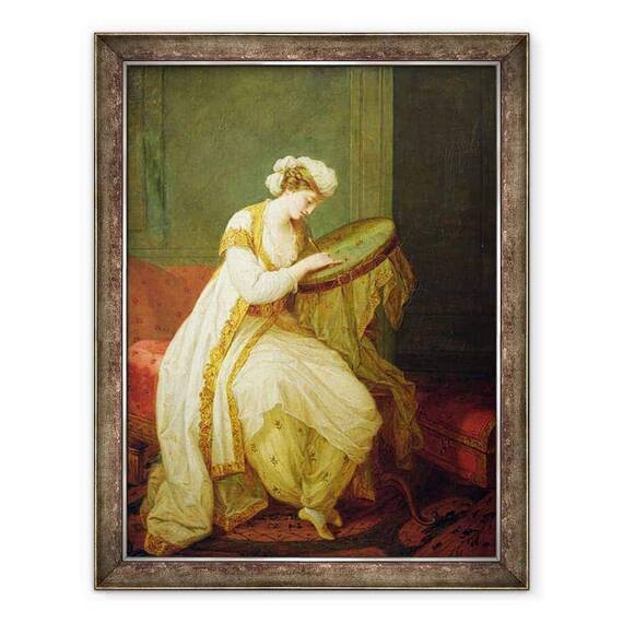Tablou inramat - Angelica Kauffmann - O femeie turca - - Roveli