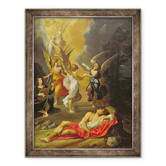 Tablou inramat - Lodovico Carracci - Visul lui Iacov - - Roveli