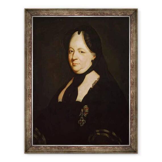 Tablou inramat - Joseph Ducreux - Maria Tereza in doliu - - Roveli