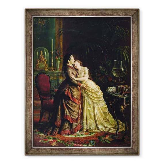 Tablou inramat - Sergei Ivanovich Gribkov - inainte de casatorie - - Roveli