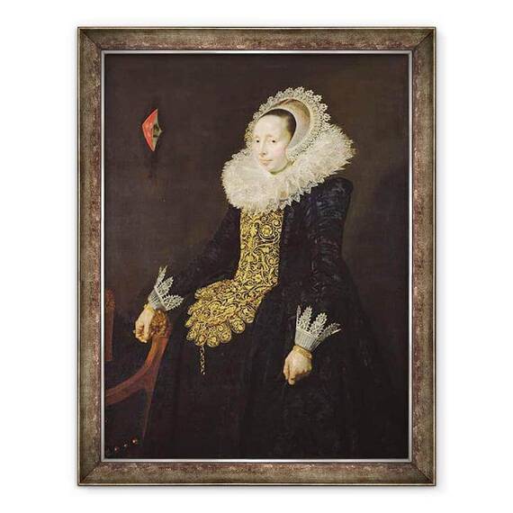 Tablou inramat - Frans Hals - Catarina Ambele van der Eem - - Roveli