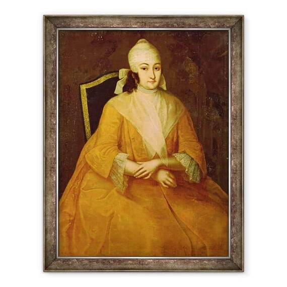 Tablou inramat - Ivan Yakovlevich Vishnyakov - Portret De Anna Leopoldovna - - Roveli