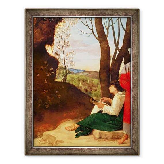 Tablou inramat - Giorgione - Cei Trei Filozofi - - Roveli