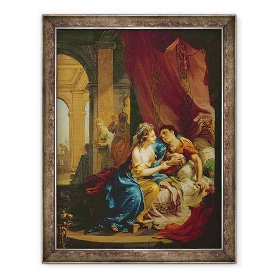 Tablou inramat - Johann Heinrich Tischbein - Anthony si Cleopatra - - Roveli