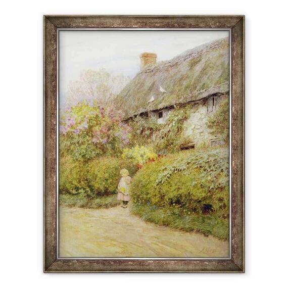 Tablou inramat - Helen Allingham - Cabana de apa dulce - - Roveli