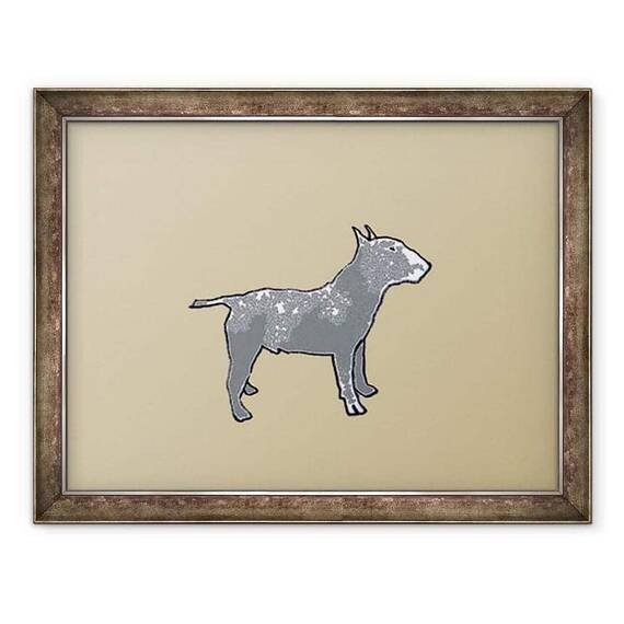 Tablou inramat - Sarah Thompson-Engels - Bull terrier - - Roveli