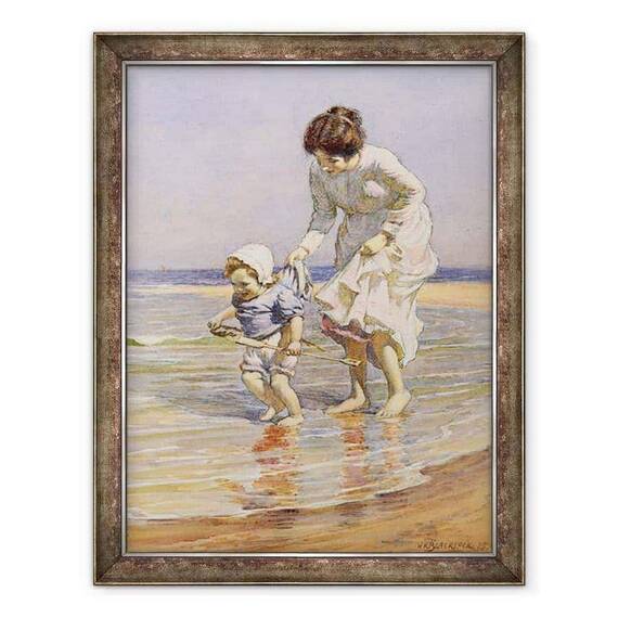Tablou inramat - William Kay Blacklock - Paddling - - Roveli