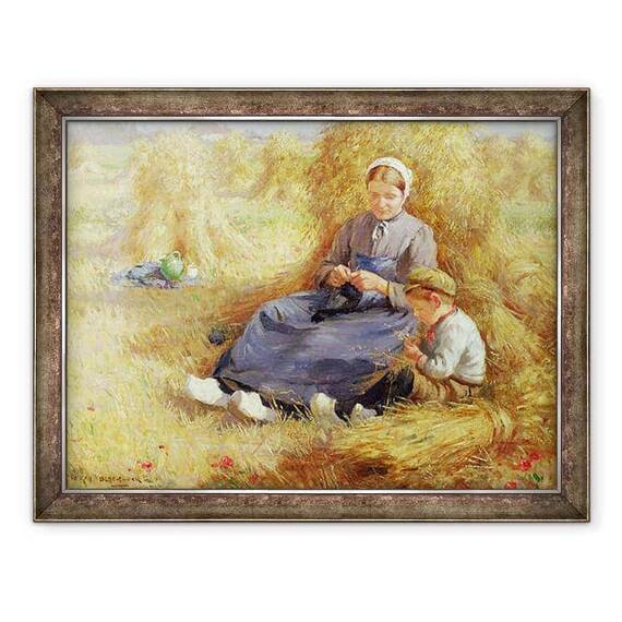 Tablou inramat - William Kay Blacklock - Odihna de - - Roveli