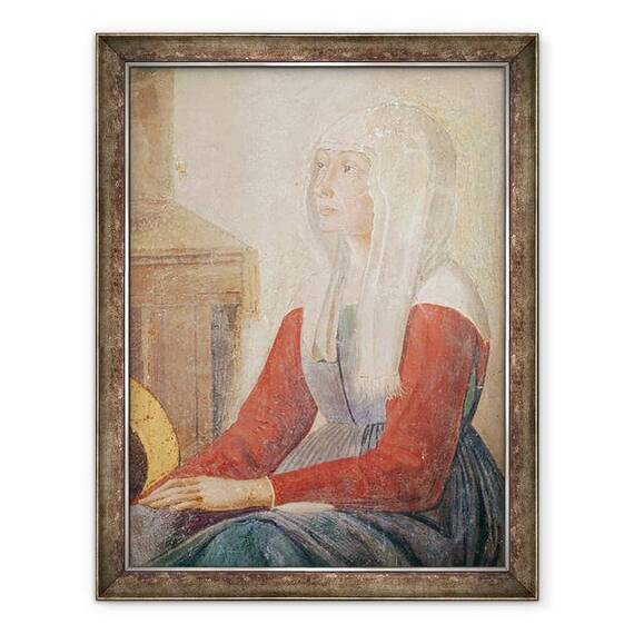 Tablou inramat - Domenico Ghirlandaio - Detaliu al unei femei din Moartea Sf. Fina - - Roveli
