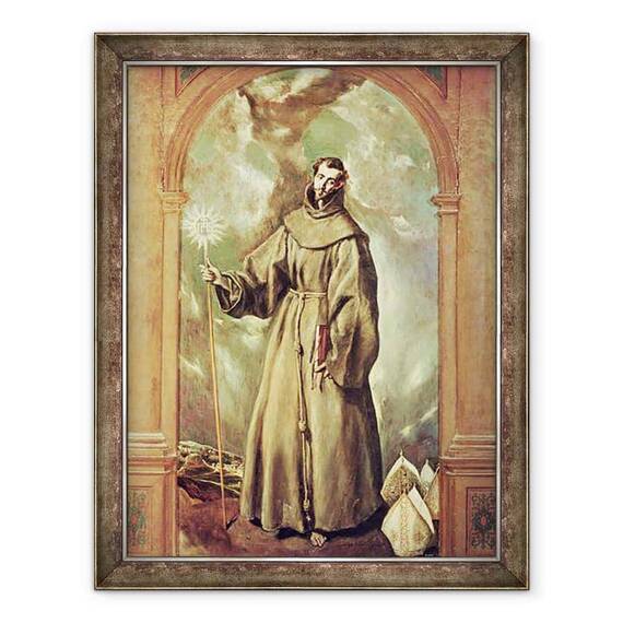 Tablou inramat - El Greco - Saint Bernard of Clairvaux - - Roveli