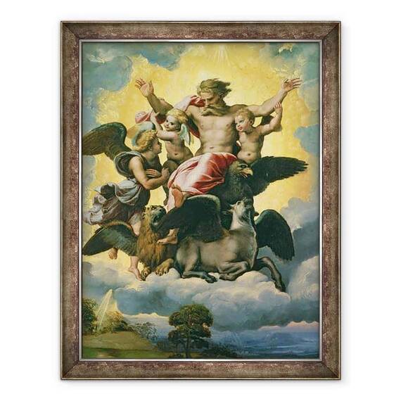 Tablou inramat - Raphael - Viziunea lui Ezechiel - - Roveli