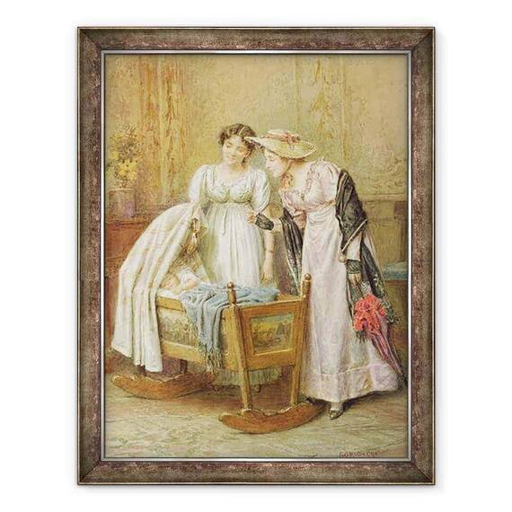 Tablou inramat - George Goodwin Kilburne - Patutul - - Roveli