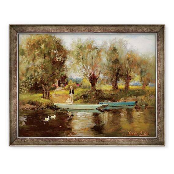 Tablou inramat - Henry John Yeend King - Cu feribotul la Clifton - - Roveli