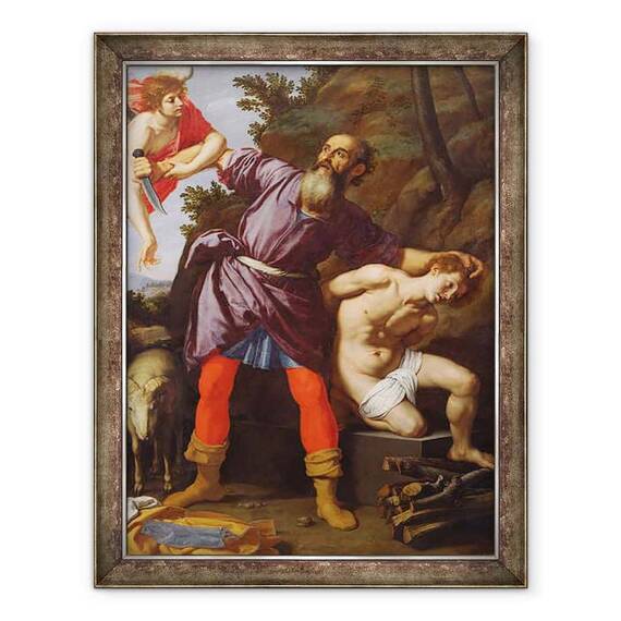 Tablou inramat - Cristofano Allori - sacrificiul lui Avraam - - Roveli