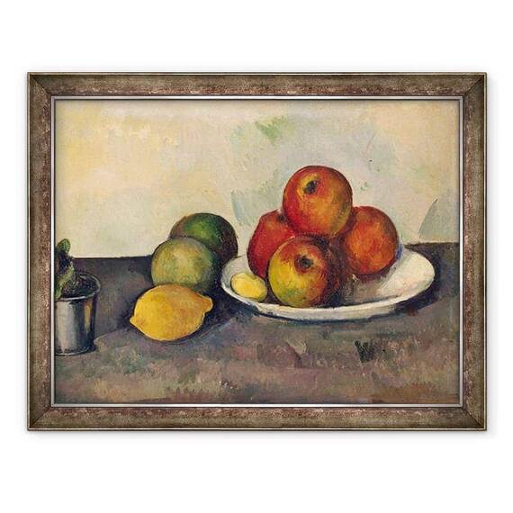 Tablou inramat - Paul Cezanne - Natura moarta cu mere - - Roveli