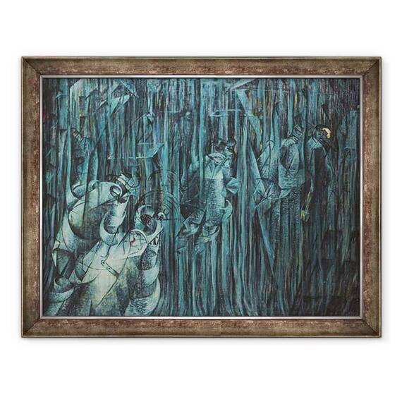 Tablou inramat - Umberto Boccioni - Stari de spirit, Cei care raman - - Roveli