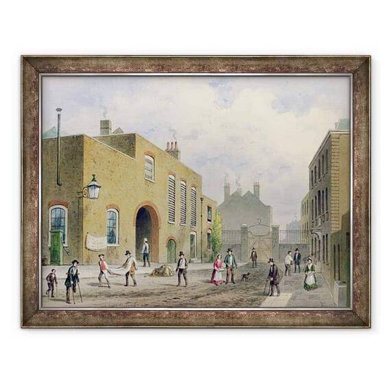 Tablou inramat - Thomas Hosmer Shepherd - Spitalul St Thomas, Southwark - - Roveli
